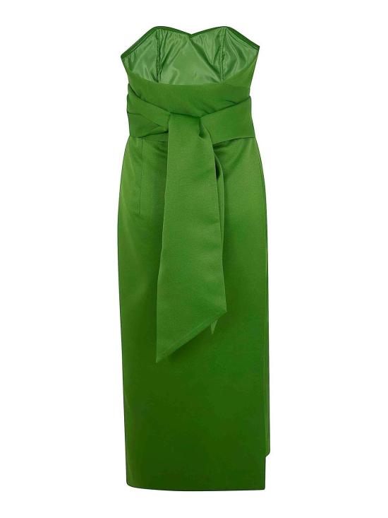 25FW 에센셜앤트워프 미디 스커트 JURORSG23 Green - ESSENTIEL ANTWERP