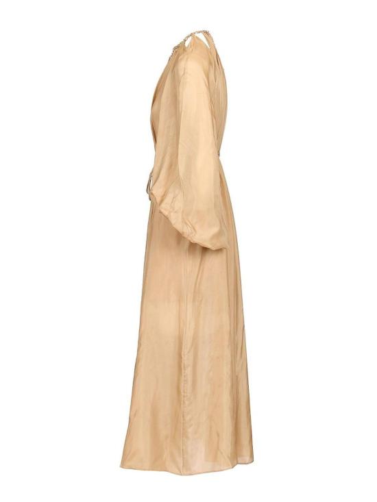26FW 짐머만 롱 원피스 7592DSS263CHP Beige - ZIMMERMANN