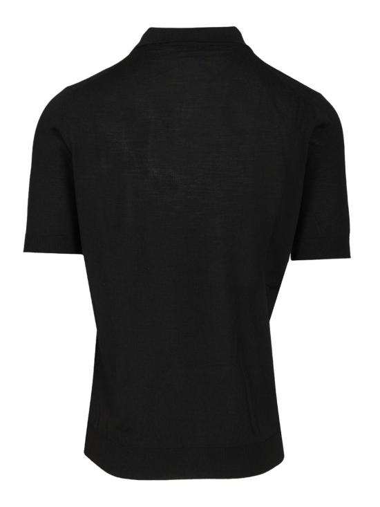  필리포 드 로렌티스 폴로 티셔츠 PL1MC18021R990 Black - FILIPPO DE LAURENTIIS