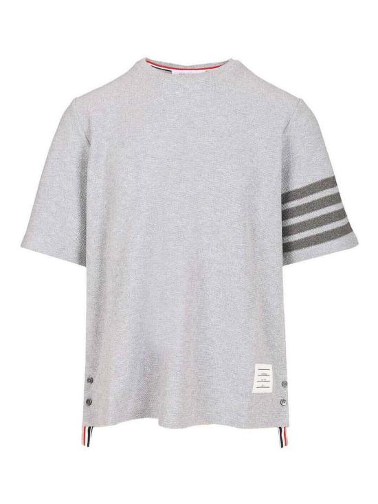 26FW 톰브라운 텍스처드 피케 4바 티 MJS296AJ0248050 GREY