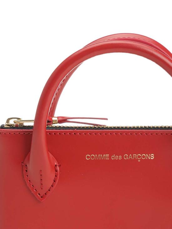 25FW 꼼데가르송 클래식 레더 라인 파우치 SA8100HA2 RED - COMME DES GARCONS