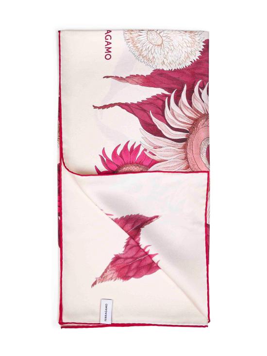 26FW 살바토레 페라가모 머플러/스카프 310196FOGIRASOLI780051 IVORY - SALVATORE FERRAGAMO