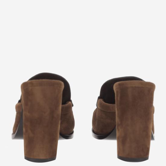 26FW 생로랑 힐/펌프스 869713 BROWN - SAINT LAURENT