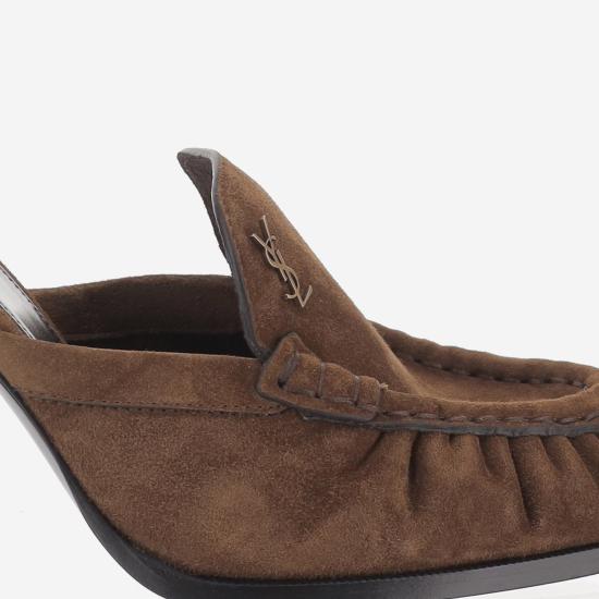 26FW 생로랑 힐/펌프스 869713 BROWN - SAINT LAURENT