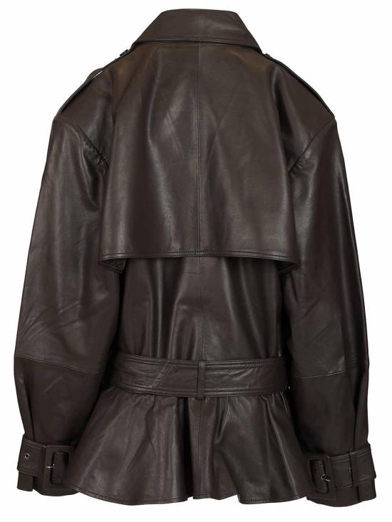 26FW 로테이트 바이 크리스텐슨 가죽 자켓 11581716671667 BROWN - ROTATE BY BIRGERCHRISTENSEN