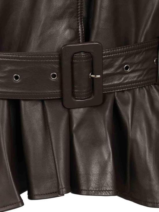 26FW 로테이트 바이 크리스텐슨 가죽 자켓 11581716671667 BROWN - ROTATE BY BIRGERCHRISTENSEN