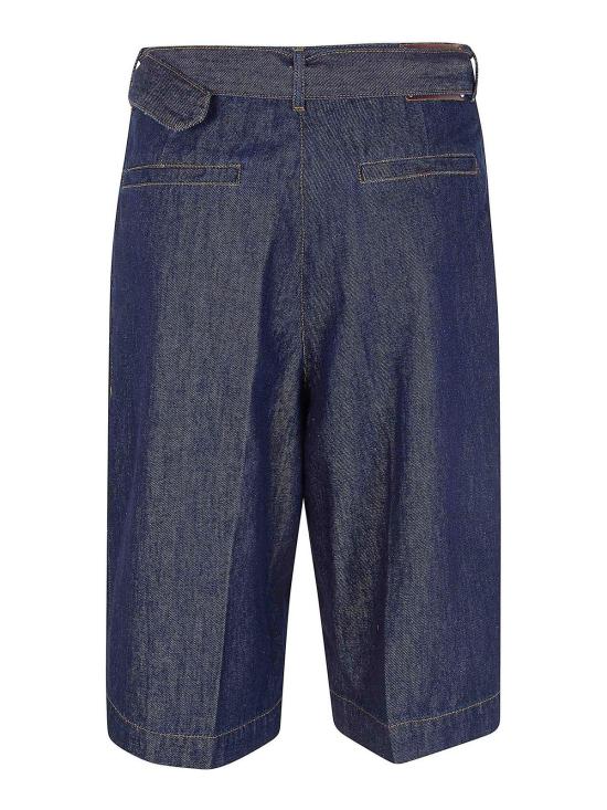 25FW 드리스 반 노튼 숏팬츠 26113093833855E15 Blue - DRIES VAN NOTEN