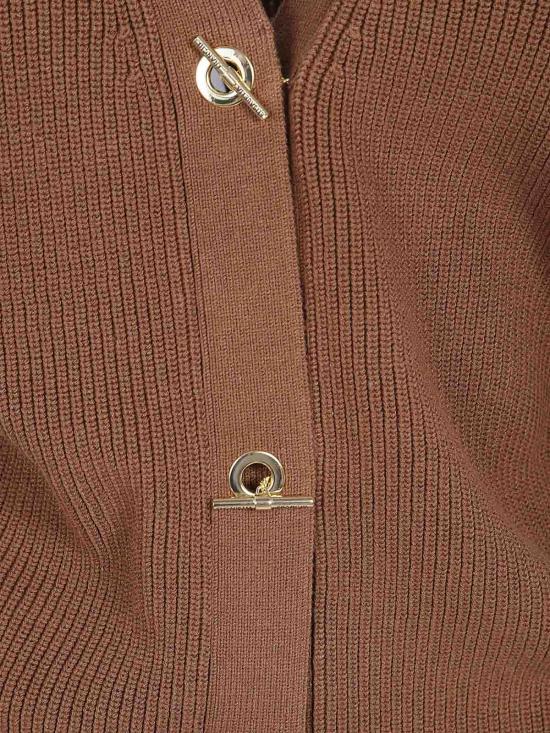 26FW 엘리자베타프랜치 가디건 MK01S66E2FK3 BROWN - ELISABETTA FRANCHI