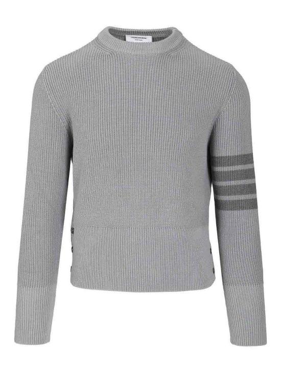 26SS 톰브라운 코튼 가디건 스티치 4바 풀오버 MKA580AY3065055 GREY