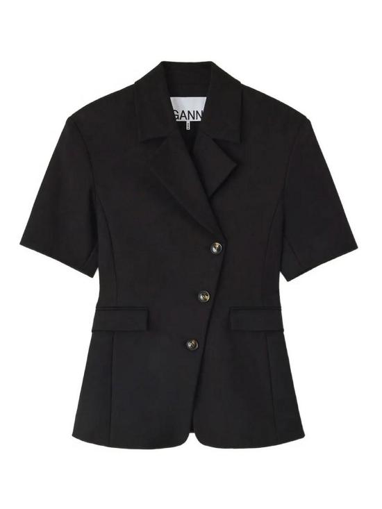 26FW 가니 수트 자켓 A1020097099 BLACK