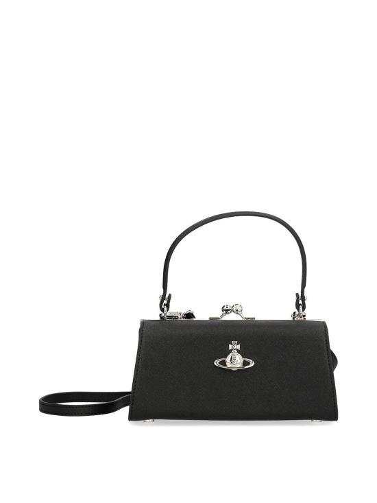 26FW 비비안웨스트우드 오르브 메탈 버클 레더 벨트 4B01000QWS0021N401 BLACK