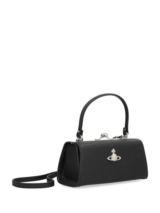 26FW 비비안웨스트우드 오르브 메탈 버클 레더 벨트 4B01000QWS0021N401 BLACK - VIVIENNE WESTWOOD