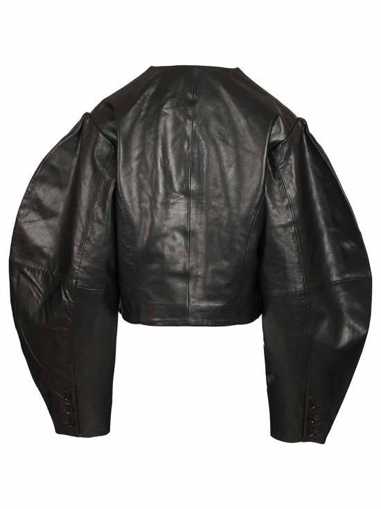 26FW 로테이트 바이 크리스텐슨 가죽 자켓 116172000000 BLACK - ROTATE BY BIRGERCHRISTENSEN
