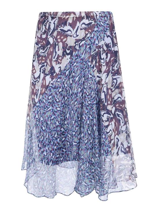 26FW 드리스 반 노튼 미디 스커트 26213080540795E15 Multicolour