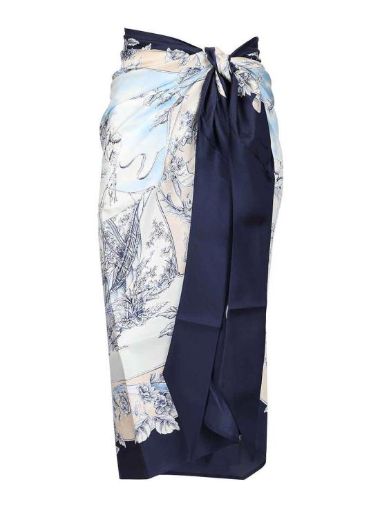 26FW 살바토레 페라가모 롱 스커트 321286795150001 LIGHT BLUE