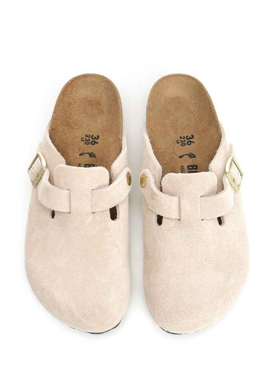 26FW 버켄스탁 보스턴 스웨이드 레더 1030883SANDCASTLE BEIGE - BIRKENSTOCK