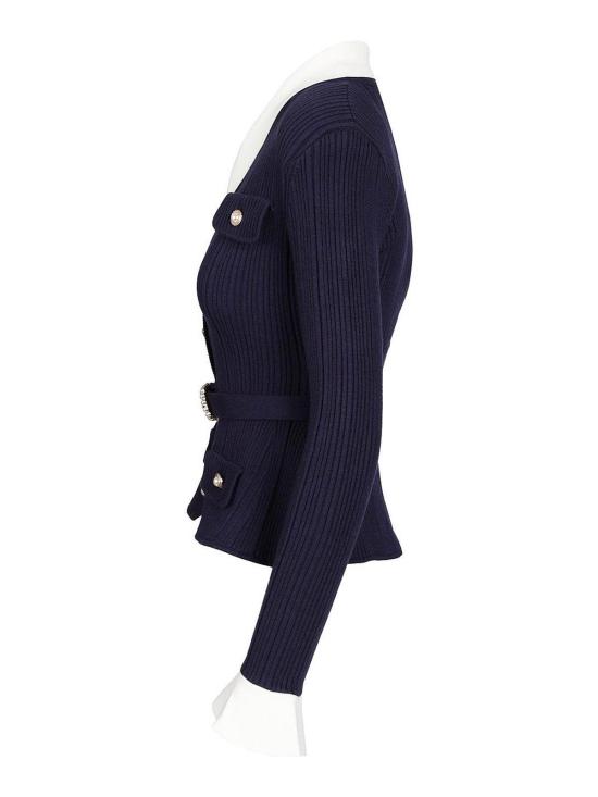 26FW 셀프 포트레이트 가디건 PF26131CNNAVY BLUE - SELF PORTRAIT
