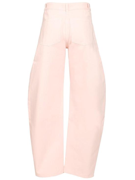 26FW 알라이아 플레어 팬츠 AA9P1215D028D416 PINK - ALAIA