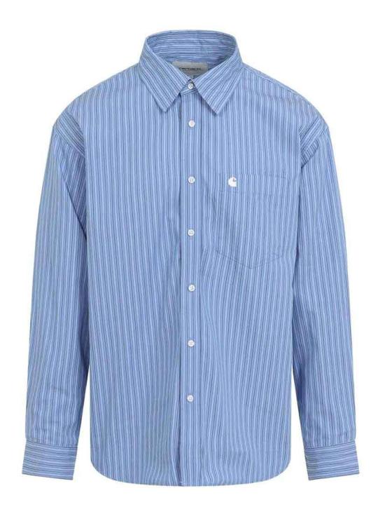 26FW 칼하트 긴팔 셔츠 I036805CURACAO Light Blue