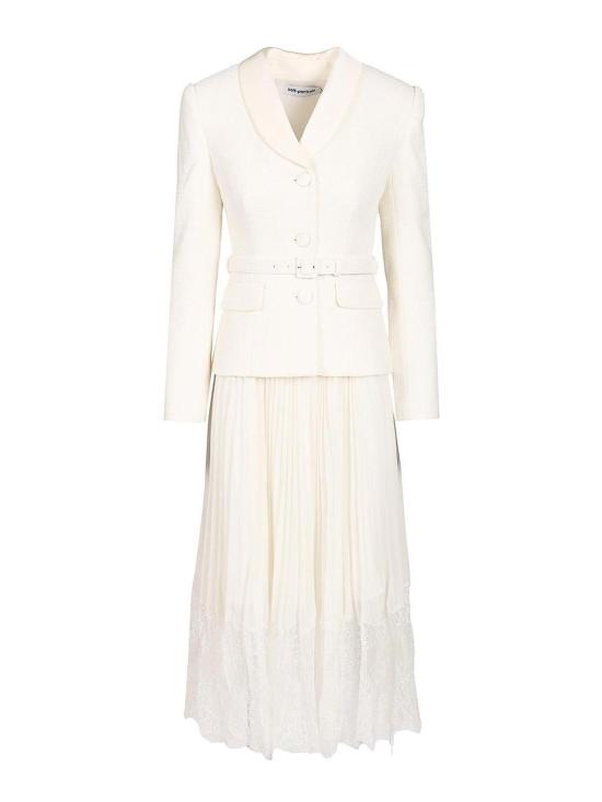 26FW 셀프 포트레이트 롱 원피스 PF26144MCCREAM White