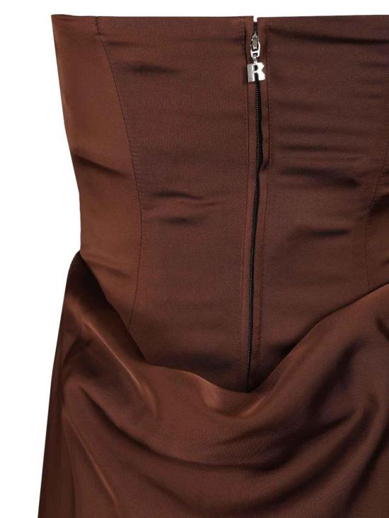26FW 로테이트 바이 크리스텐슨 롱 원피스 11633629102910 Brown - ROTATE BY BIRGERCHRISTENSEN