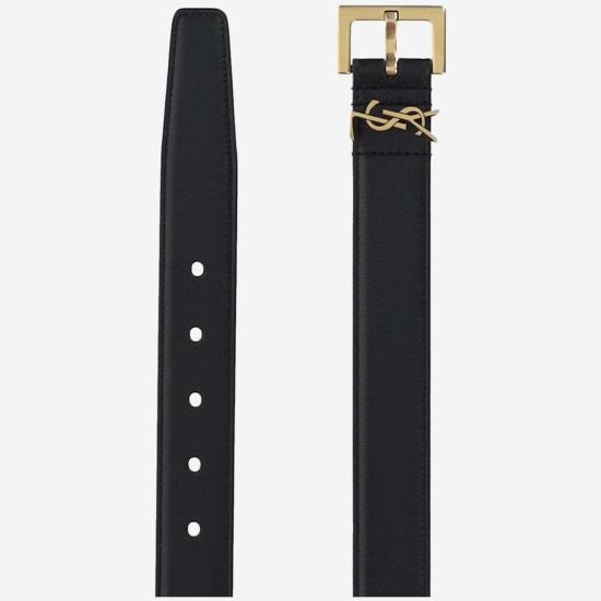 26SS 생로랑 벨트 634437 BLACK - SAINT LAURENT
