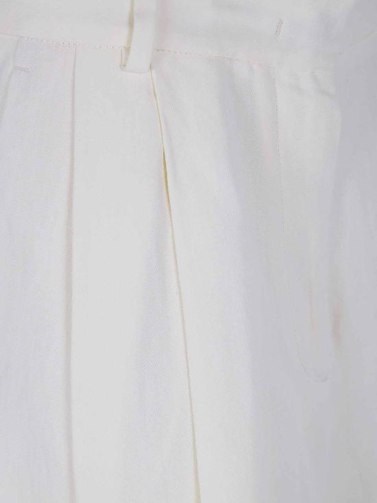 25FW 파비아나 필리피 플루이드 린넨 비스코스 버뮤다 쇼츠 PAD276F794M1500145 White - FABIANA FILIPPI