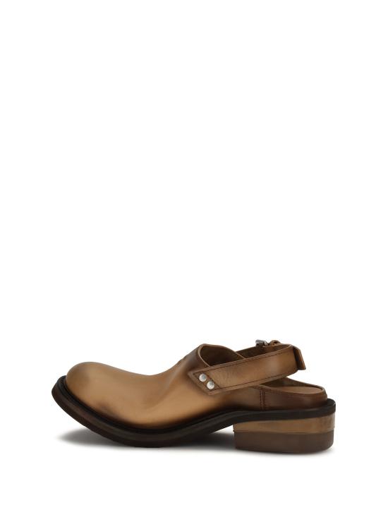 26FW 미우미우 풀 가죽 뮬 5R667EFA0455OD TAN - MIU MIU