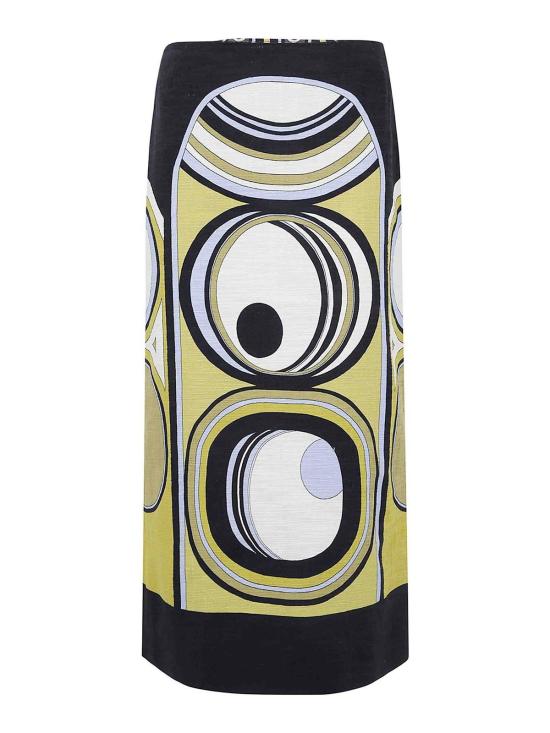 26FW 라 더블제이 롱 스커트 SKI0022COT005SAC02YE05 MULTICOLOUR