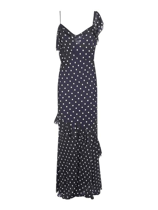 25FW 셀프 포트레이트 롱 원피스 SS26176XBLACK