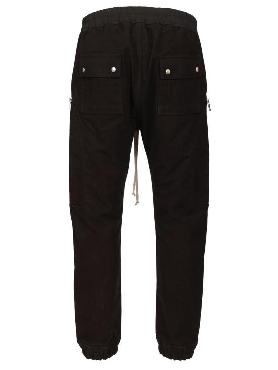 26FW 릭 오웬스 트레이닝/조거 팬츠 RU02F4368TB09 Black - RICK OWENS
