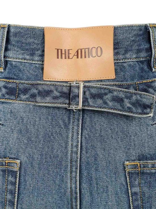 26FW 디 아티코 가죽 자켓 261WCP00321DDD122AA024 BLUE - THE ATTICO