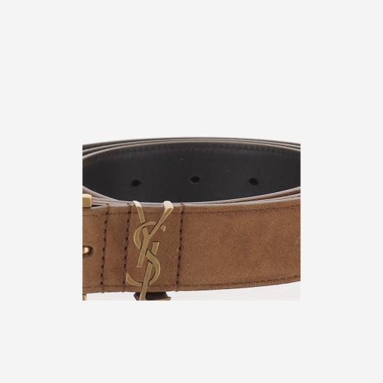 26FW 생로랑 벨트 864585 BROWN - SAINT LAURENT
