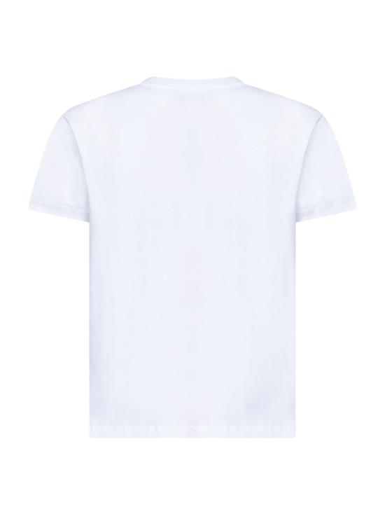 26FW 아미 스몰 하트 로고 티셔츠 BFUTS035U724100 WHITE - AMI