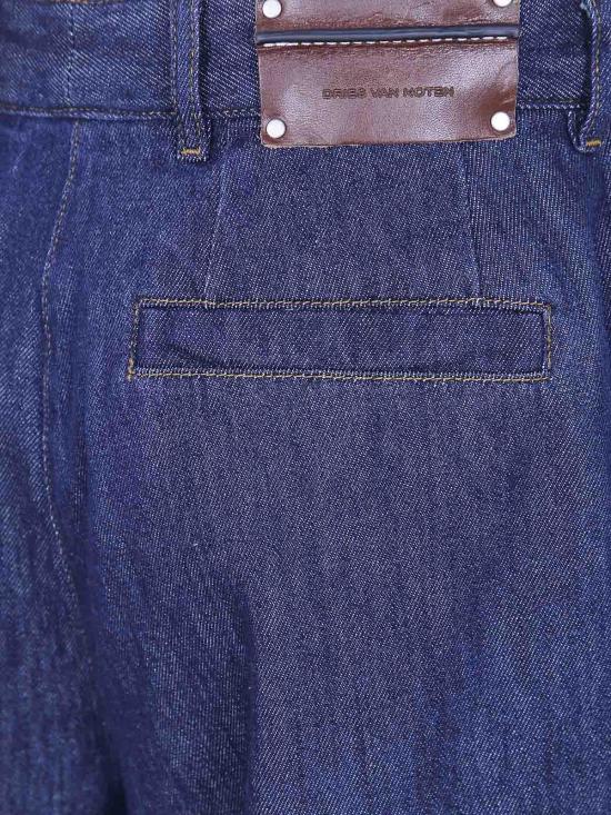 26FW 드리스 반 노튼 스트레이트 팬츠 26213091144015E15 BLUE - DRIES VAN NOTEN