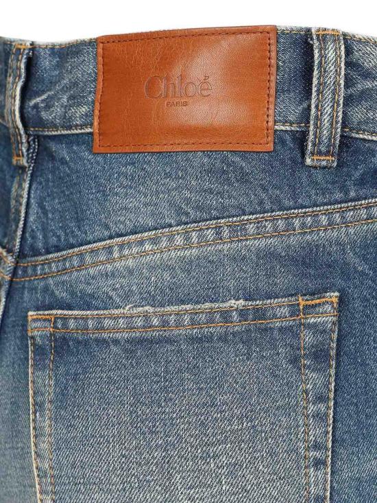 26FW 끌로에 스트레이트 팬츠 CH26ADP4315940B BLUE - CHLOE