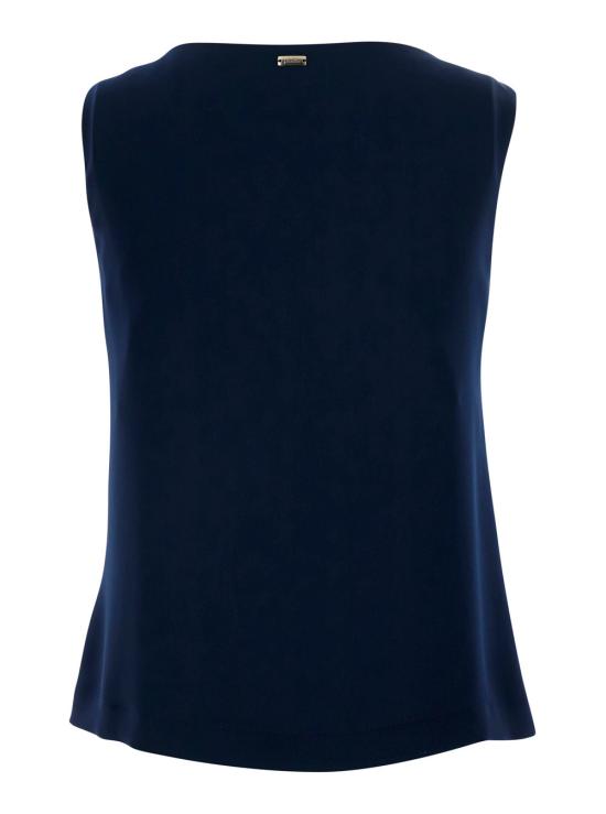 26SS 에르노 민소매 티셔츠 BL000051D NAVY - HERNO