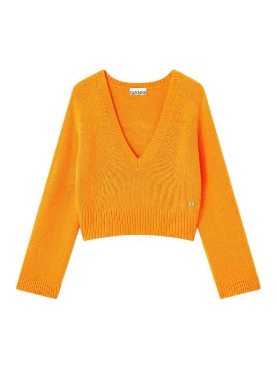 25FW 가니 긴팔 티셔츠 K2623ORANGE