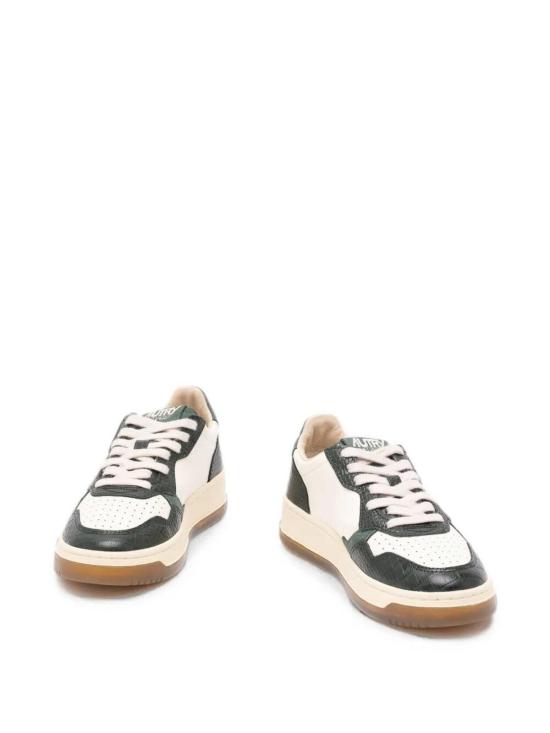 26FW 오트리 메달리스트 로우 레더 스니커즈 AULWCZ02 WHITE - AUTRY