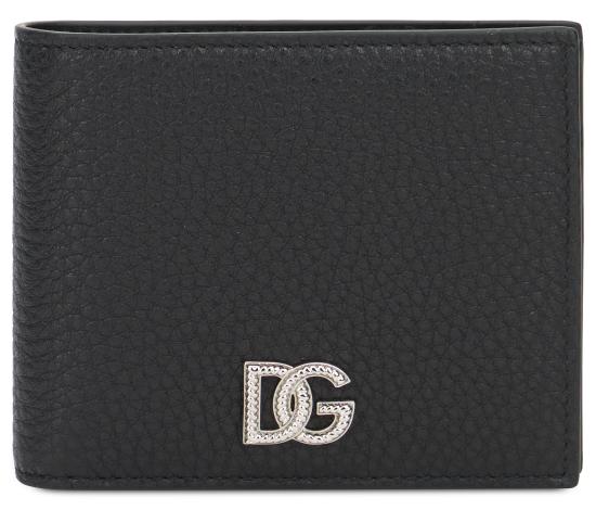 26FW 돌체앤가바나 로고 플레이트 레더 반지갑 BP3102 BLACK - DOLCE & GABBANA