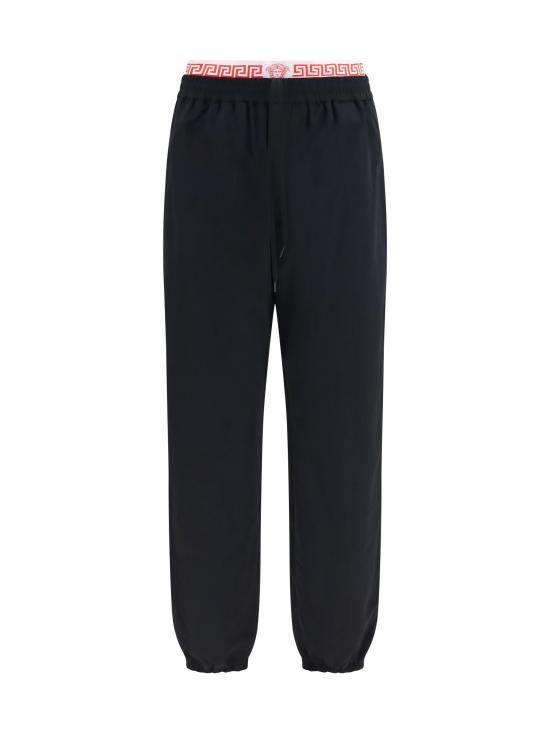 26FW 베르사체 트레이닝/조거 팬츠 10259381A18675 BLACK