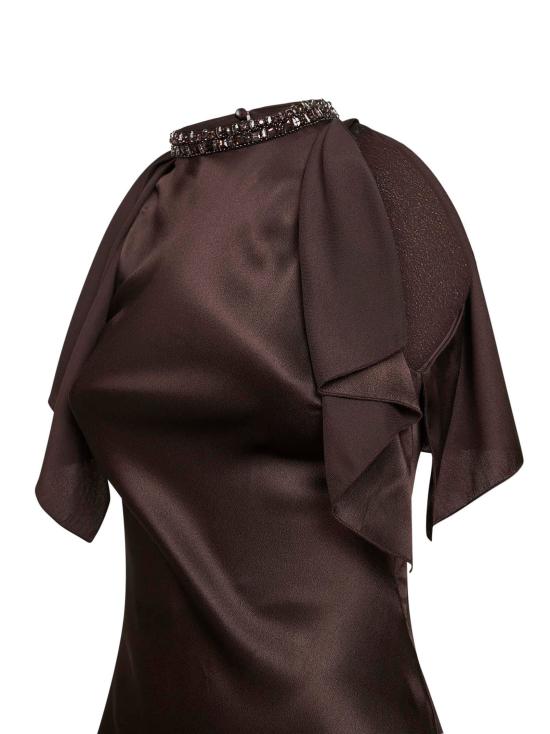 26SS 알리나 원피스 DNLW25506 094 BROWN - ALINA
