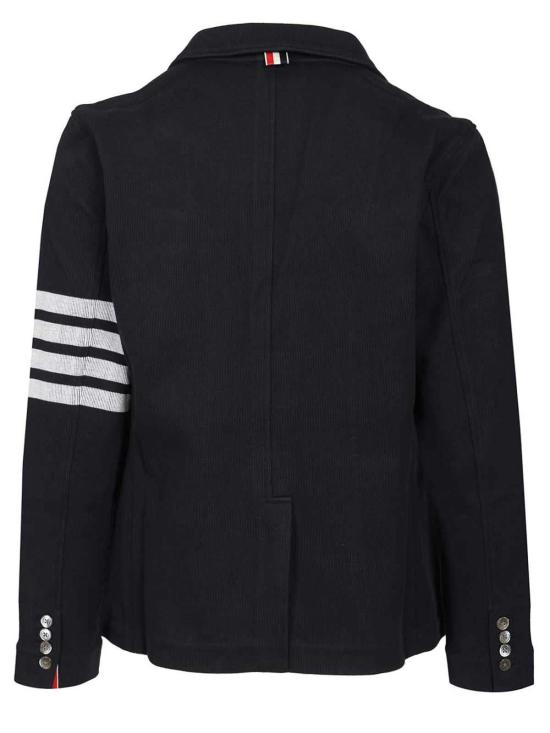 26SS 톰브라운 더블 페이스 니트 4바 색 재킷 MJT575A07545415 BLUE - THOM BROWNE