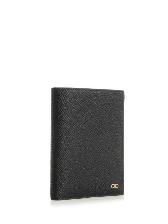 26FW 살바토레 페라가모 간치니 여권지갑 661563779717001 BLACK - SALVATORE FERRAGAMO