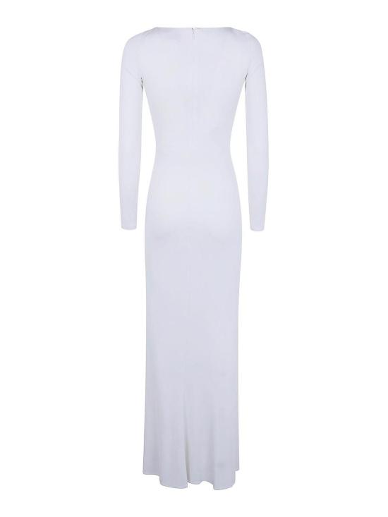 25FW 엘리자베타프랜치 롱 원피스 ABR1461E2360 WHITE - ELISABETTA FRANCHI