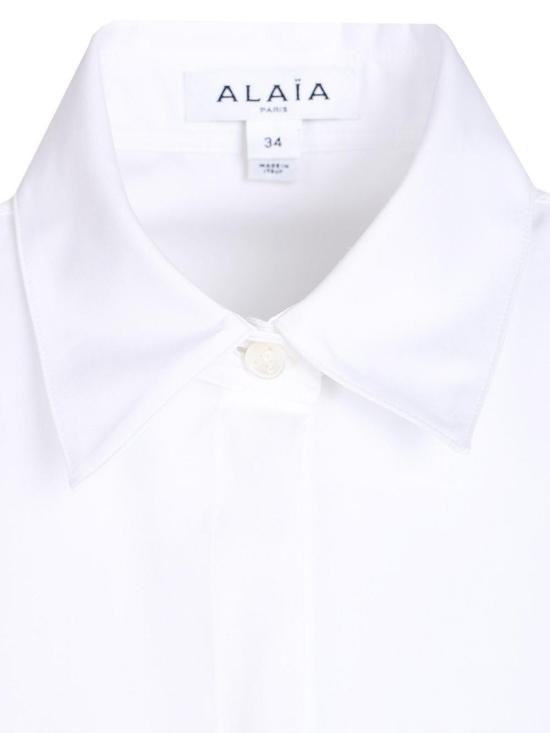 26FW 알라이아 셔츠 AA9C1013T611D000 WHITE - ALAIA