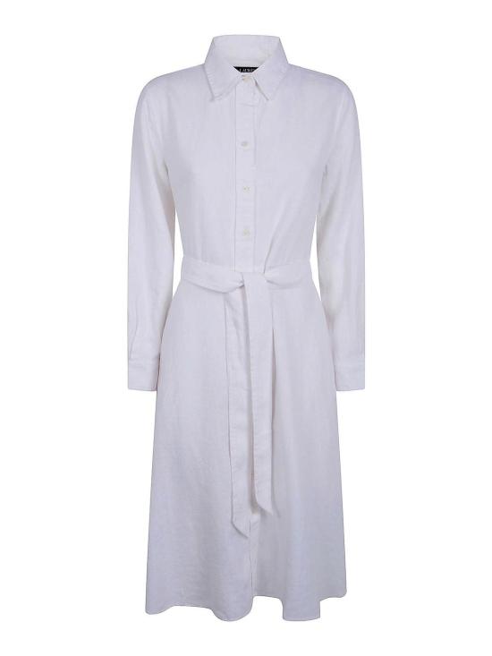 25FW 랄프 로렌 롱 원피스 200P13687001WHITE
