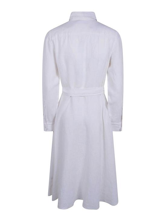 25FW 랄프 로렌 롱 원피스 200P13687001WHITE - RALPH LAUREN