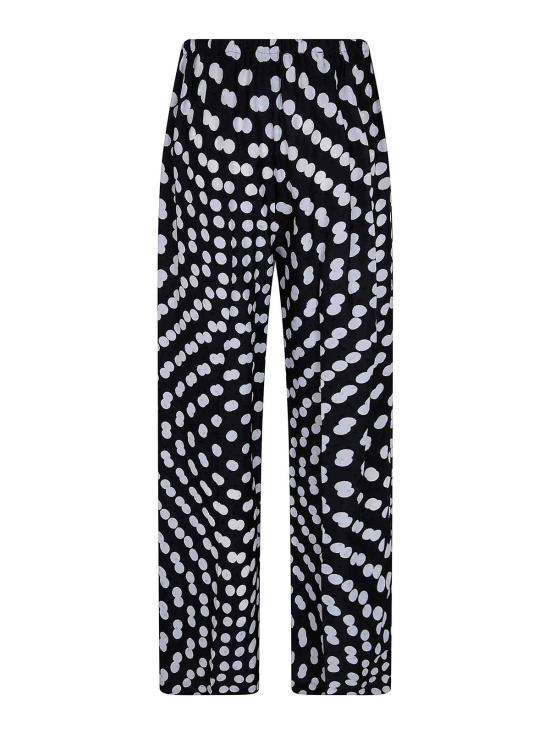 25FW 드리스 반 노튼 팔라초 팬츠 26101091431149E15 Black - DRIES VAN NOTEN