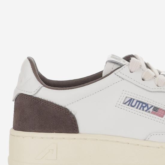 26FW 오트리 메달리스트 로우 레더 스니커즈 AULWFT19 BROWN - AUTRY